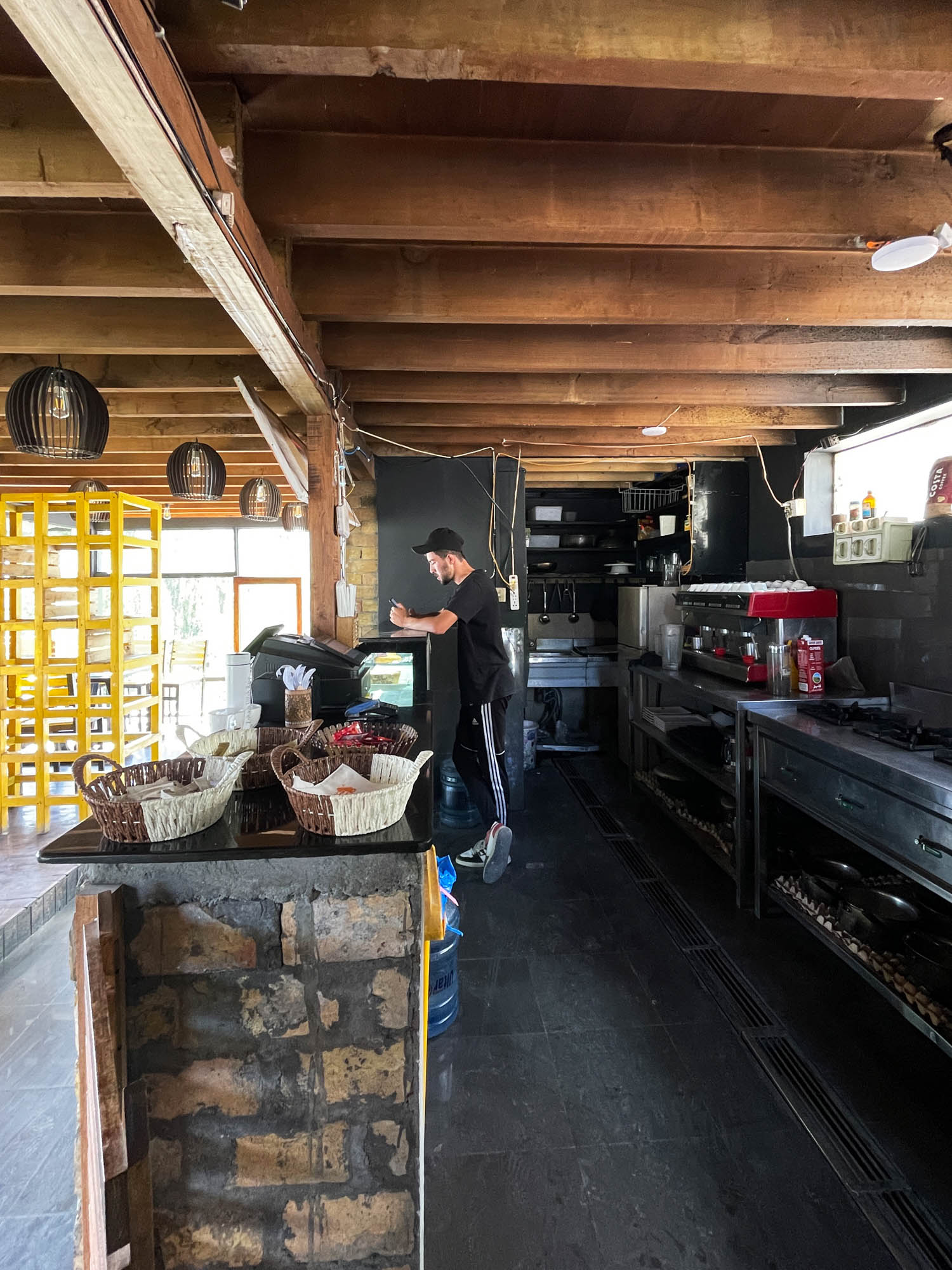 coffee shop near hunza valley mountain cup