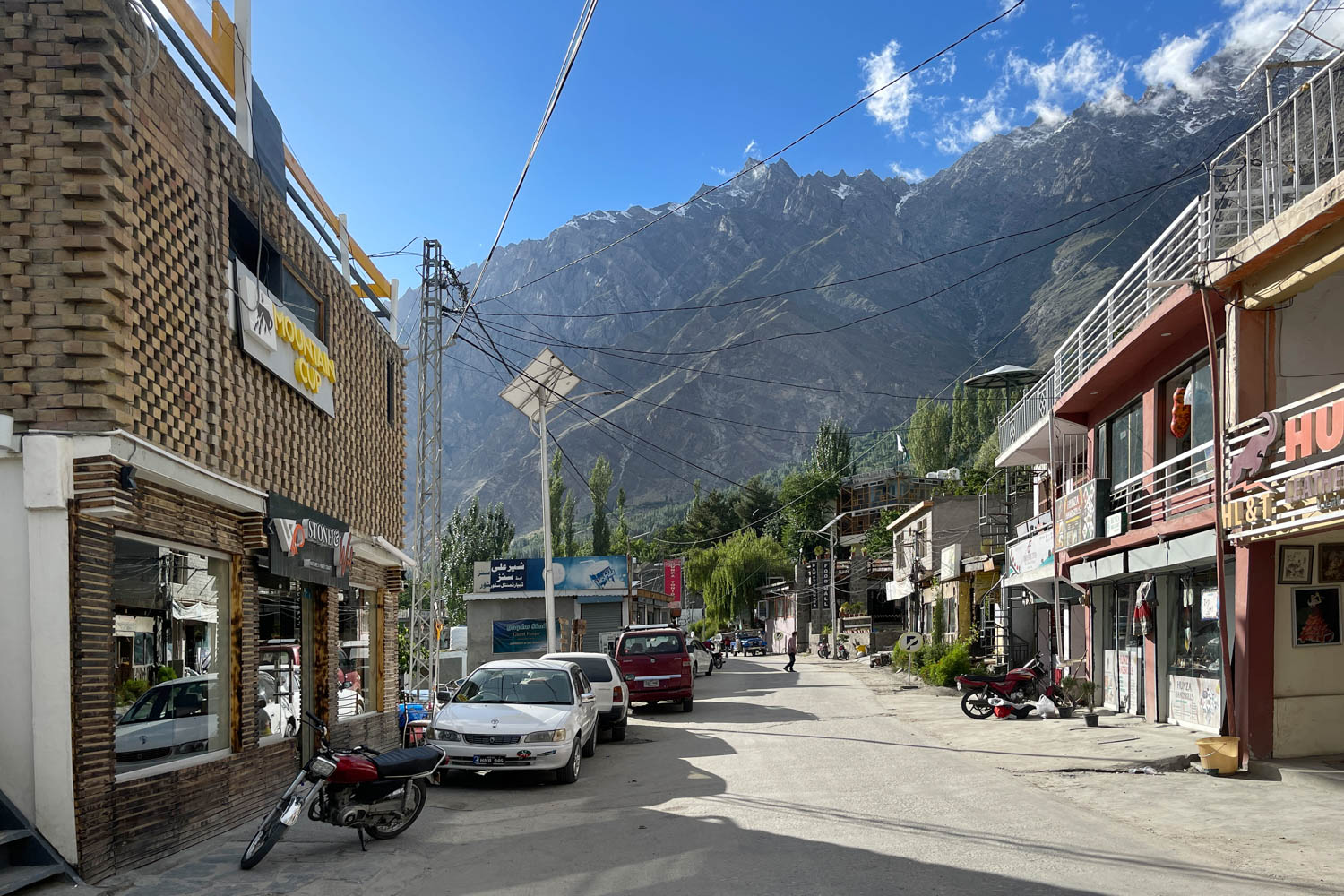 coffee shop near hunza valley mountain cup