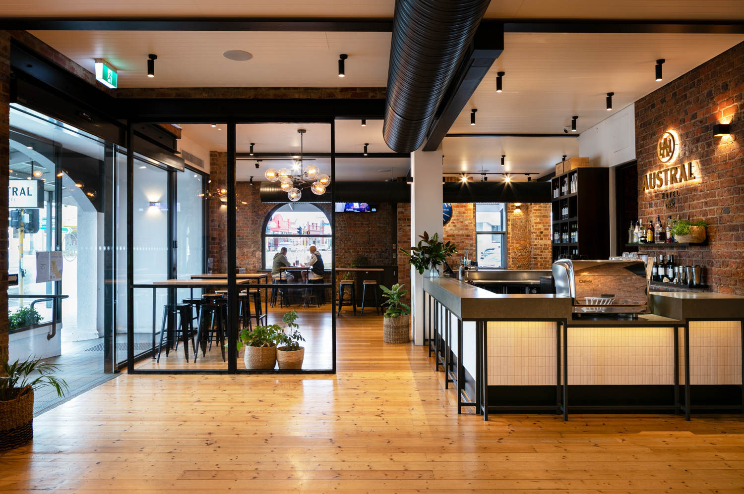 exposed ceiling Austral-Hotel-Colac-Victoria-Porter-Architects