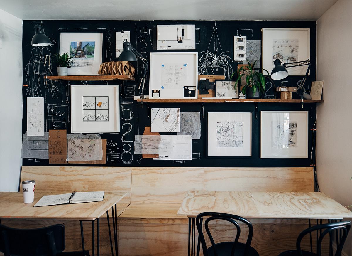 seating 25:8 Creative Coffee Collective / Ottawa / 25:8 Architecture