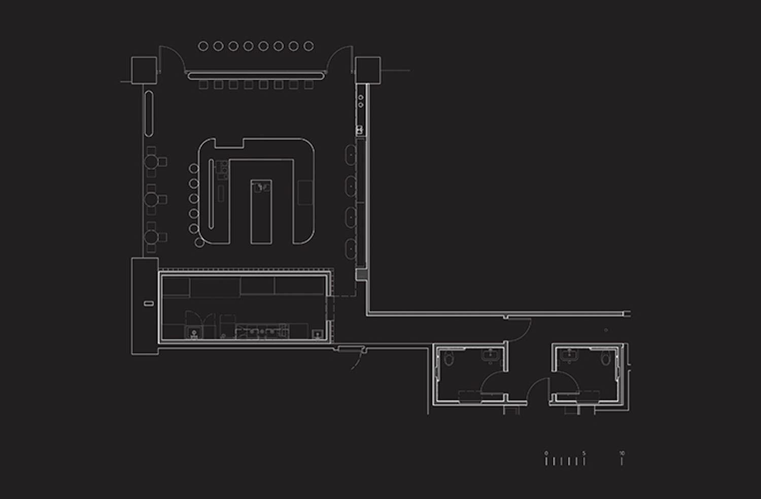 floor plan Intelligentsia Coffee / Austin Texas / Magic Architecture