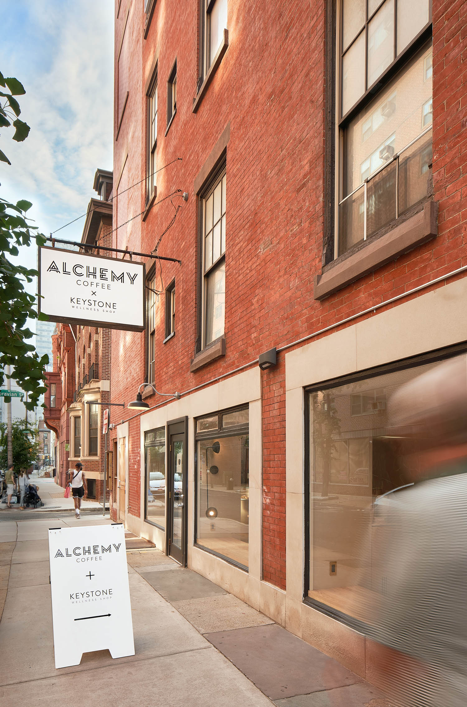 streetfront Alchemy Coffee / Philadelphia / LO Design