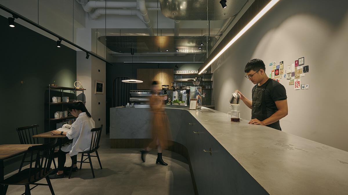 coffee serving Coffee Standup / Xinyi District Taiwan / AODA Design