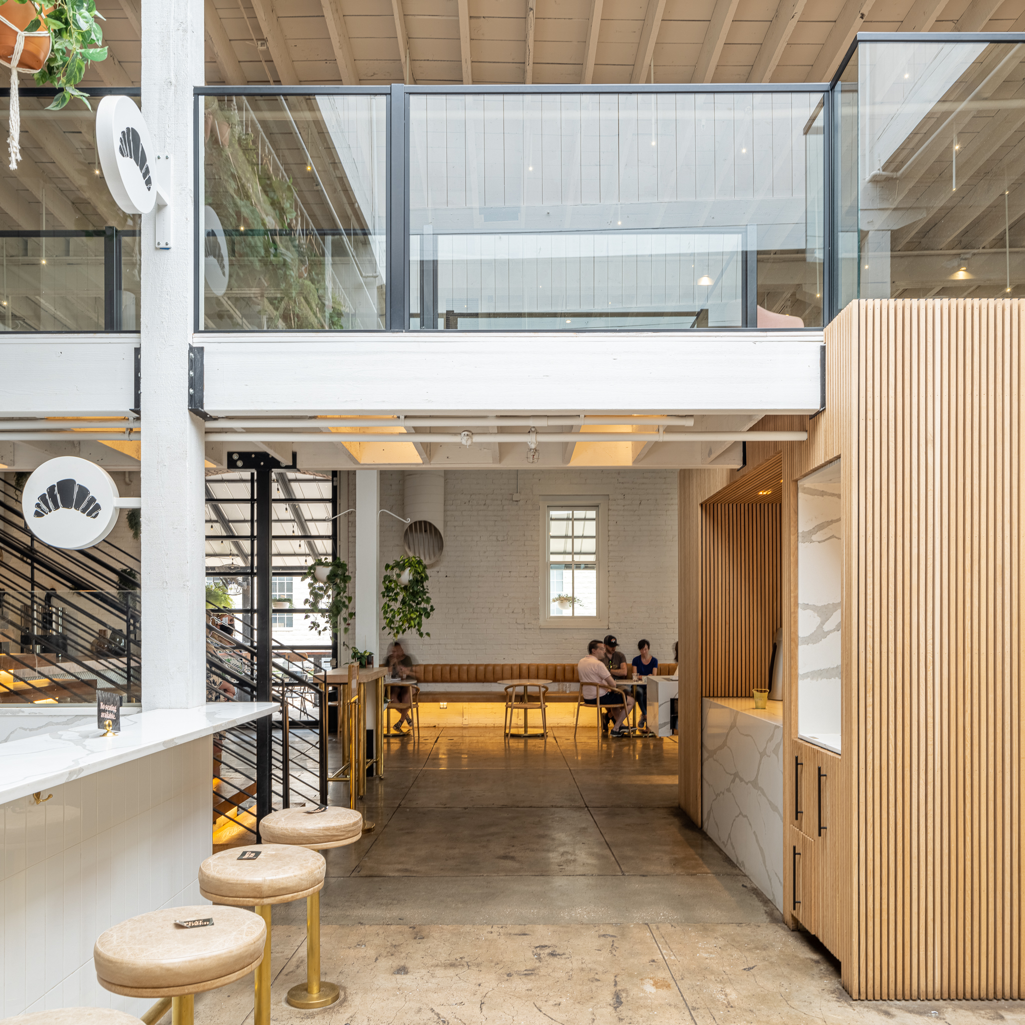 seating Onyx HQ: Revitalizing a Historic Warehouse into a Modern Café & Roastery