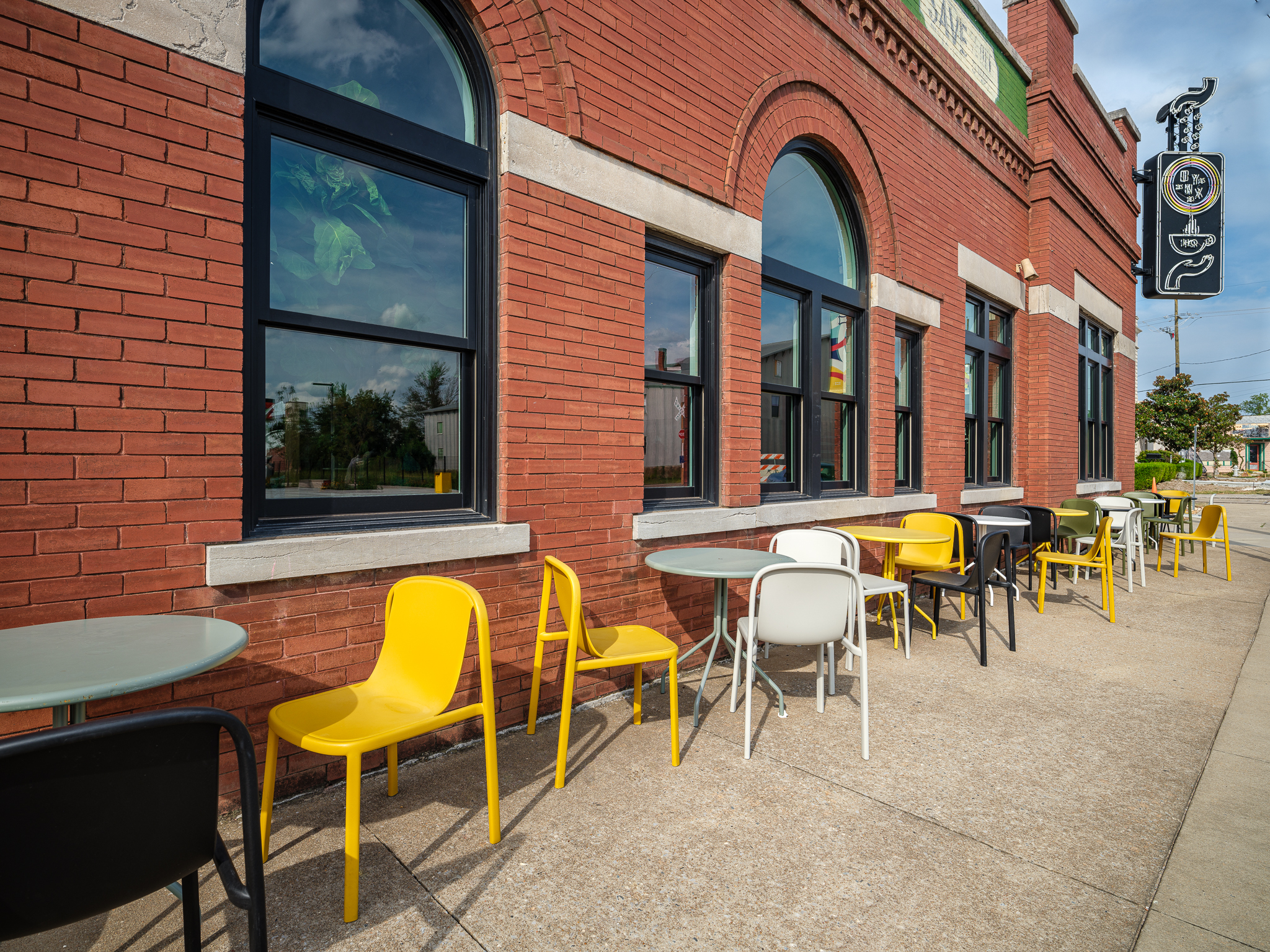 facade Onyx HQ: Revitalizing a Historic Warehouse into a Modern Café & Roastery