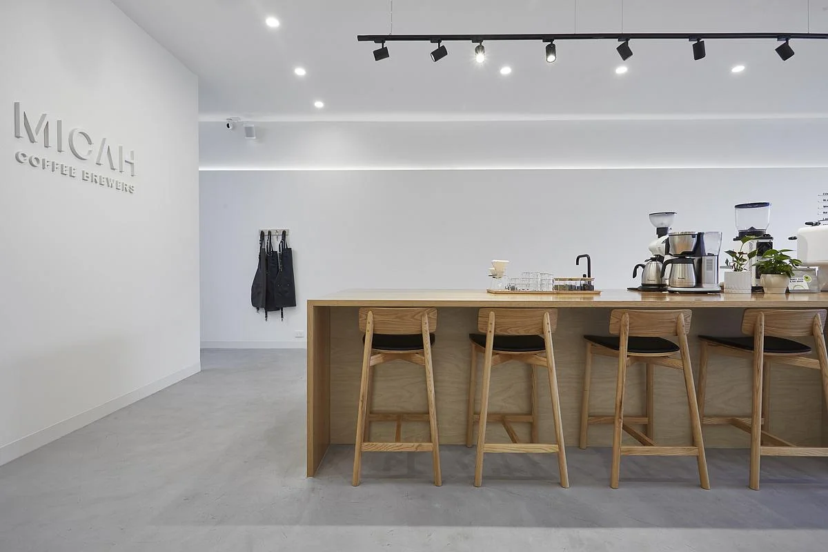 counter Micah Coffee Brewers / Melbourne / Rptecture